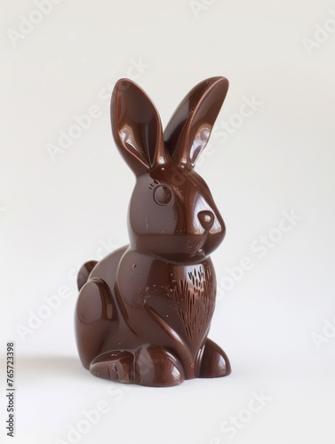 Cute Easter Chocolate Bunny - Delicious Confectionery Rabbit Candy for April Celebrations
