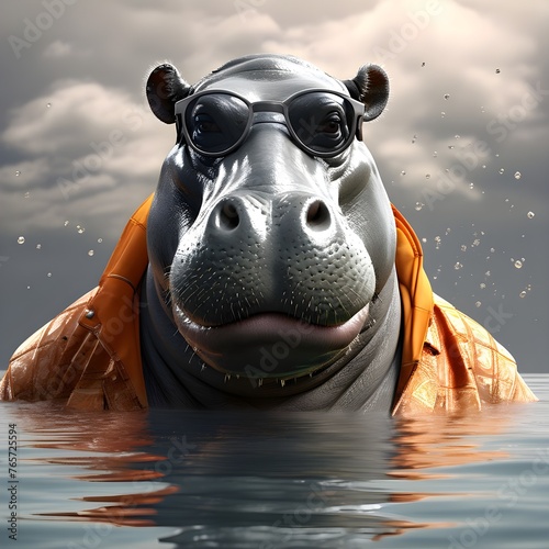 Cool Hippo © Rady