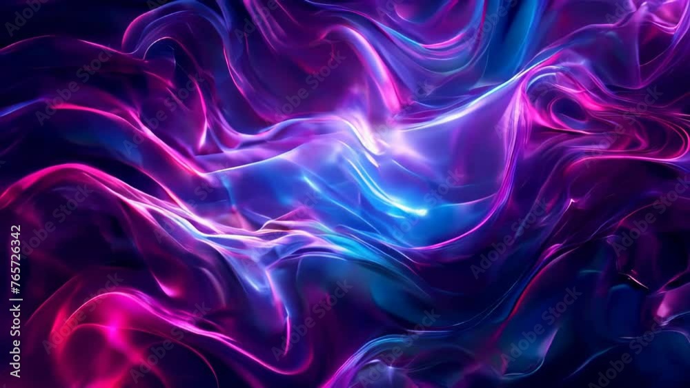 Abstract background with blue and violet wavy lines. Abstract background with blue and violet wavy lines.