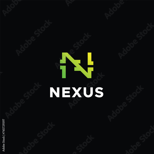 Modern N Letter Logo modern & minimalistic logo