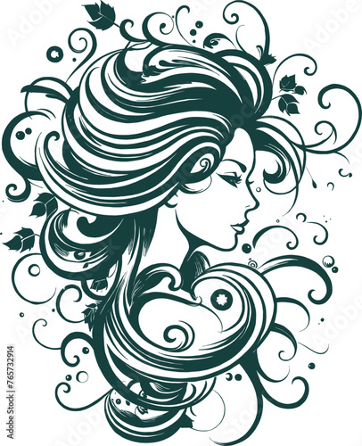 Hairdressing logo-Where Creativity Meets Scissors