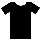 t shirt icon, simple vector design