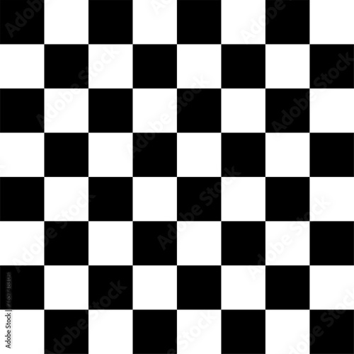 black and white chess board