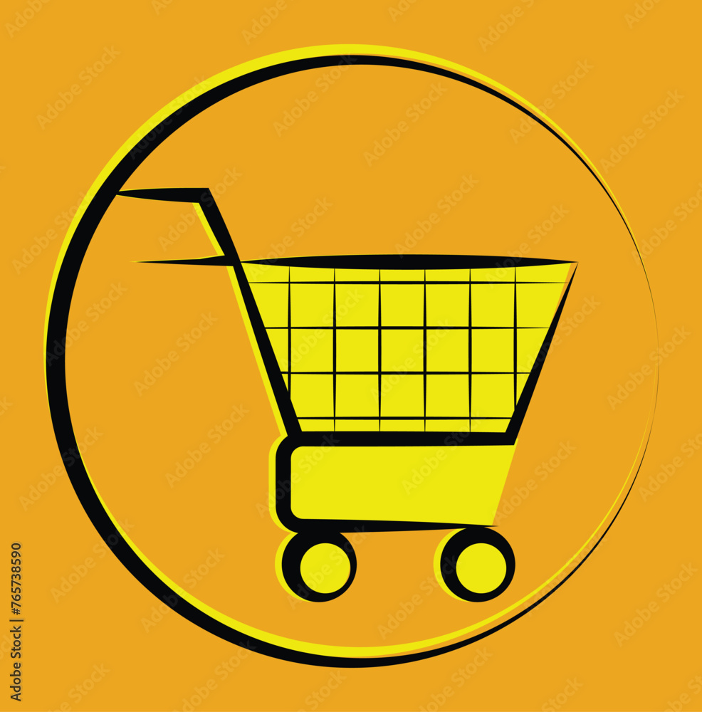 Ícone de carrinho de compras vetor EPS