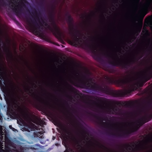 Dark Maroon smoke acrylic paints Liquid fluid art abstract background