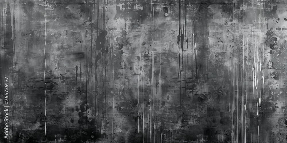 Black and gray grunge background texture. Black and grey abstract old grungy concrete wall background texture.banner