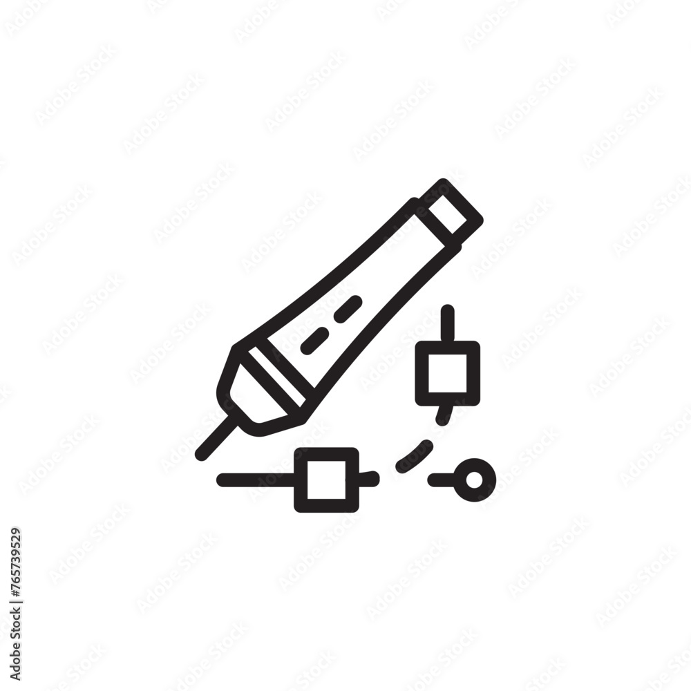 Draw Edit Tools Line Icon Draw Edit Tools Line Icon