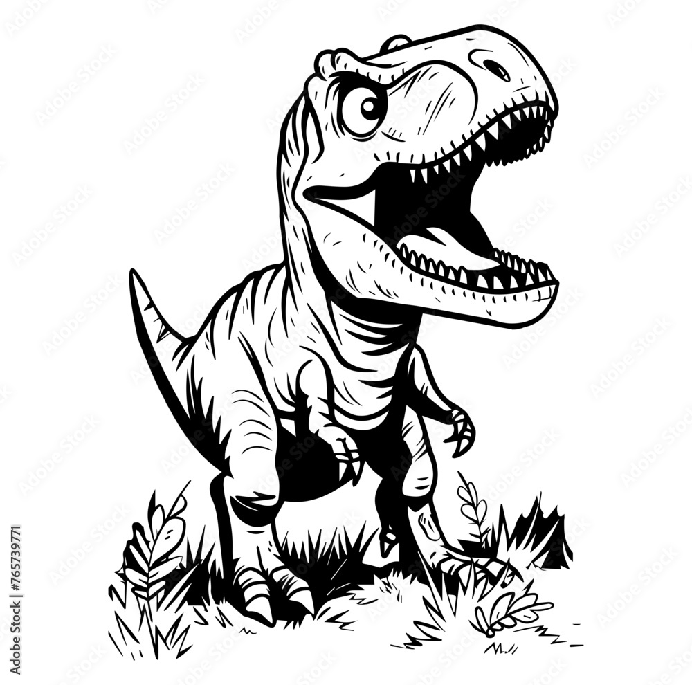 dinosaur silhouette. Vector illustration dinosaur silhouette. Vector illustration