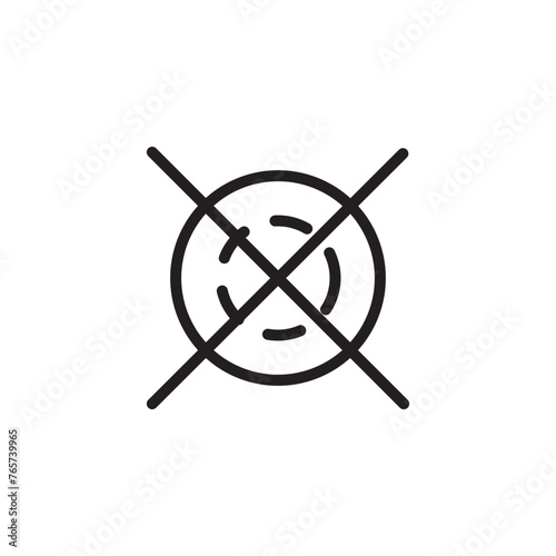Care Clean Dry Line Icon