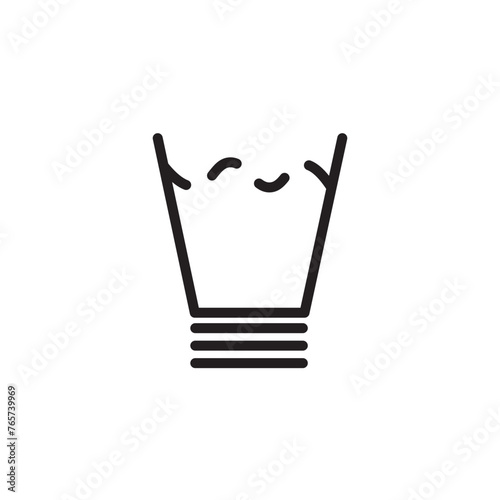 Care Clean Dry Line Icon