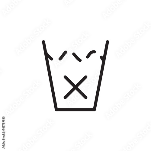 Care Clean Dry Line Icon