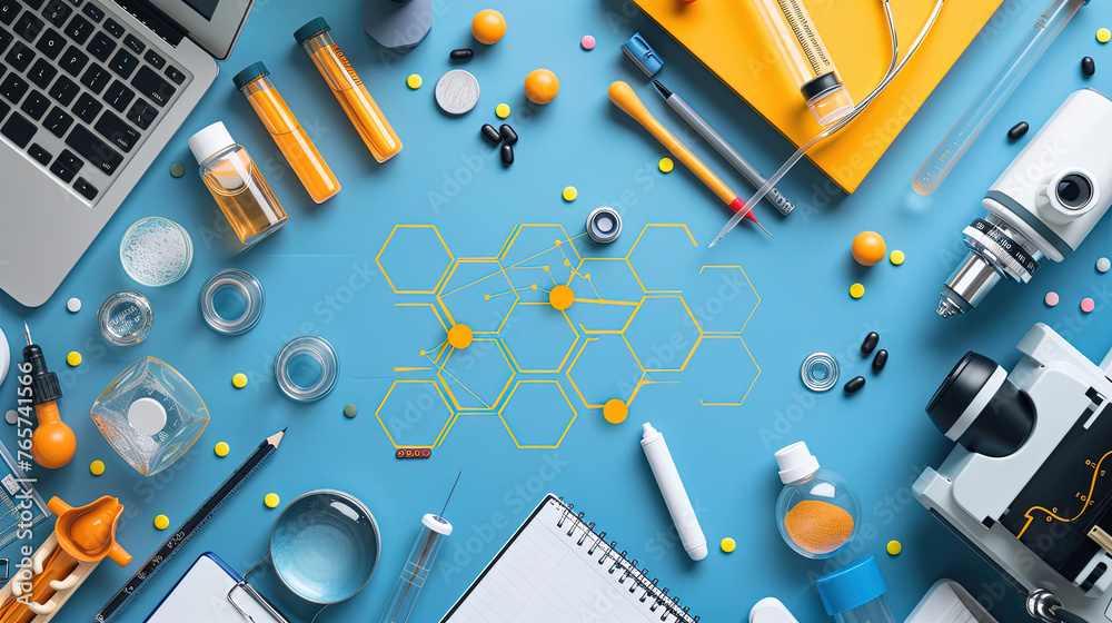The concept of Science, Technology, Engineering, and Medicine (STEM) Day. World Science Day. Background, banner, illustration. The concept of Science, Technology, Engineering, and Medicine (STEM) Day. World Science Day. Background, banner, illustration.