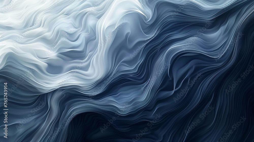Stylized abstract waves in a stormy sea of dark blue and gray. Stylized abstract waves in a stormy sea of dark blue and gray.