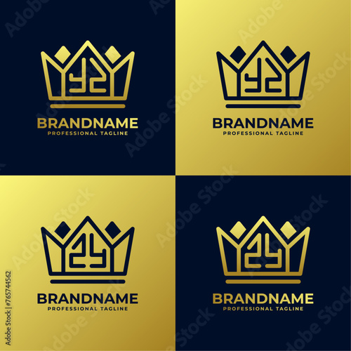 Letter YZ and ZY Home Zing Logo Set, suitable for business with YZ or ZY initials