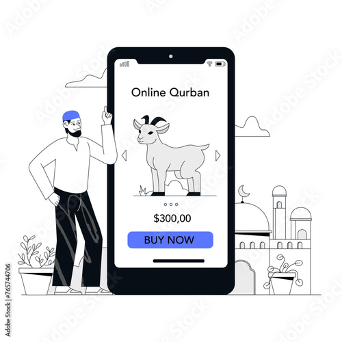 Using Online Qurban Application for Eid al Adha