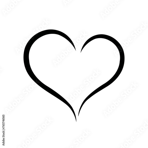 Valentine's Day heart love sign transparent background 006
