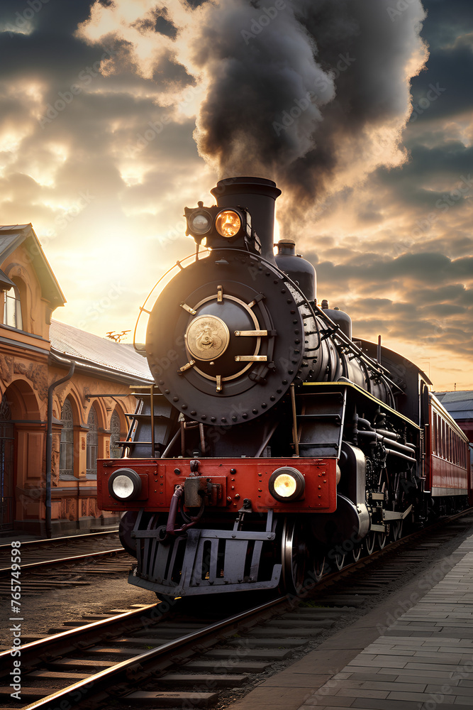 Naklejka premium An Abandoned Concert Hall: Old Grand Piano Left Behind