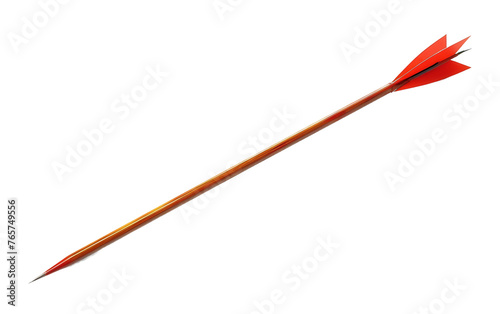 Javelin Soaring Through the Sky with Strength Isolated on Transparent Background.