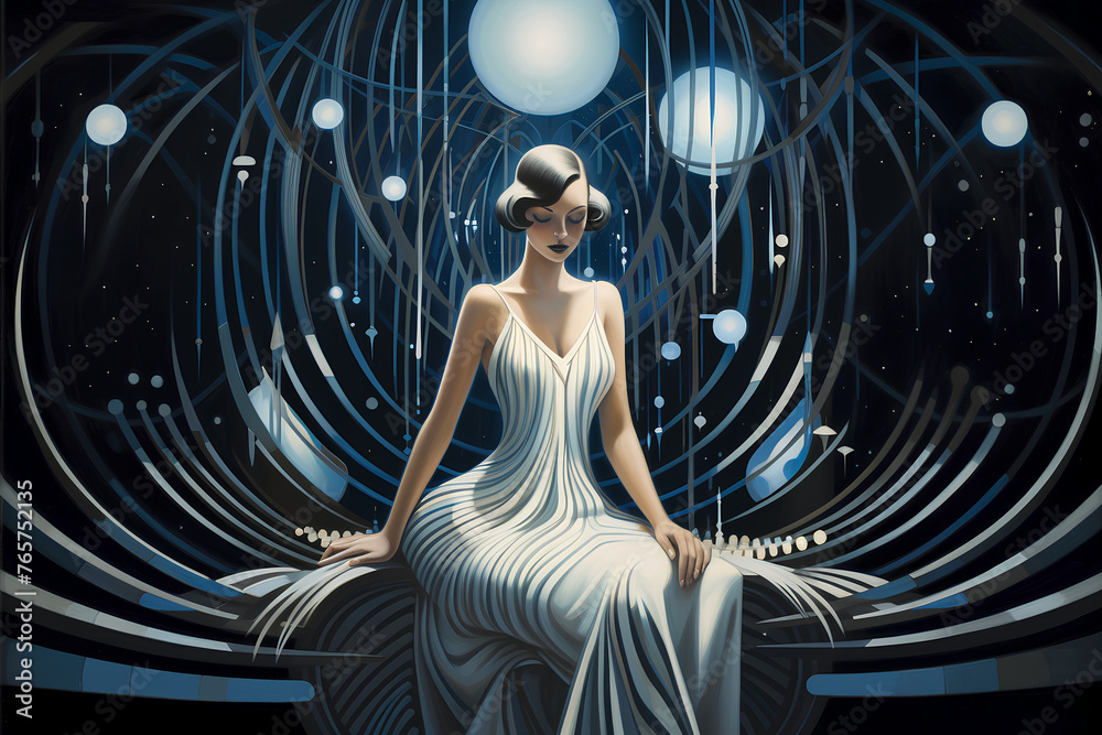 Art Joins Life: Pinstripes and Starlight in Art Deco Art Joins Life: Pinstripes and Starlight in Art Deco