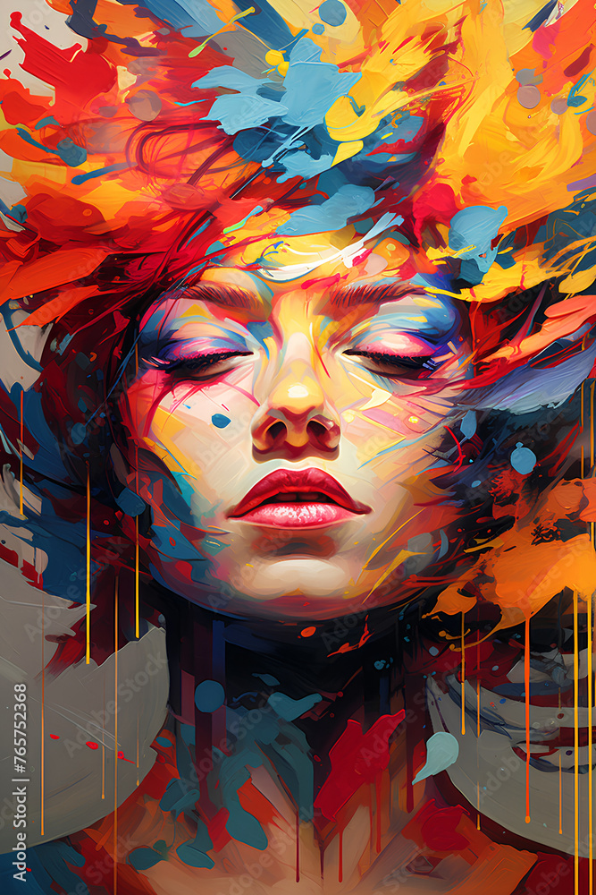 Colorful Expressions: Fascinating Pixelated Palette in Art