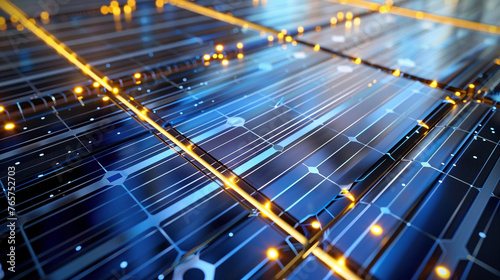 Close-Up Shots of Solar Cells and Panels Showcasing Photovoltaic Technology
