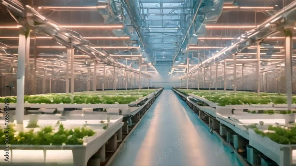the future of agriculture with this fully automated facility: high-tech equipment in a sustainable agricultural setting, powered by renewable energy the future of agriculture with this fully automated facility: high-tech equipment in a sustainable agricultural setting, powered by renewable energy