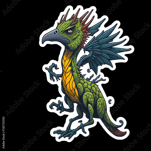 Little Cartoon Dinosaur Stickers 