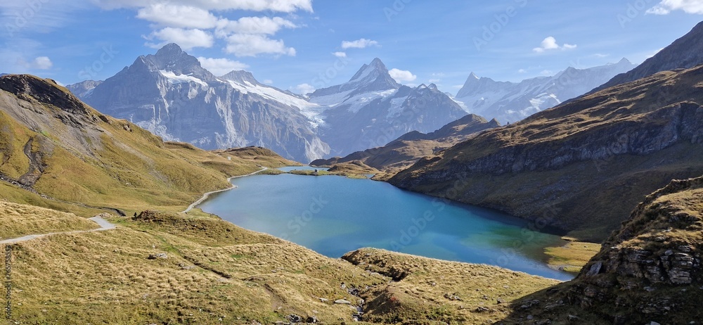 alpine lake in Switzerland
