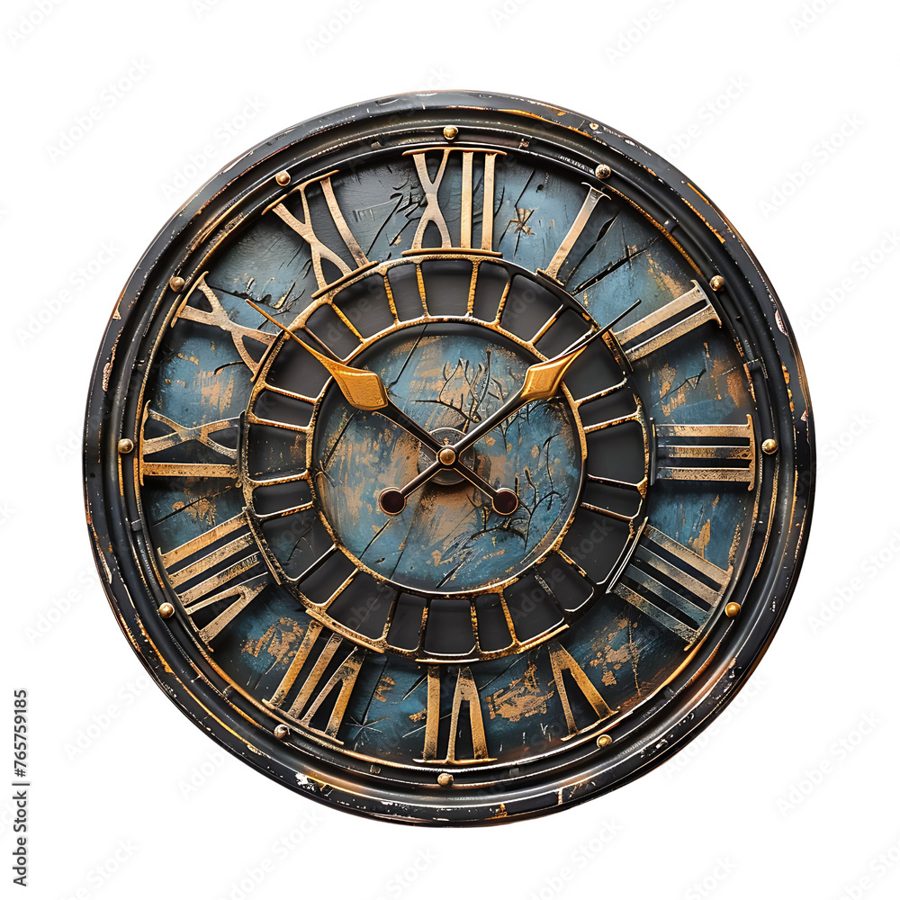 Obraz premium Wall clock PNG transparent background a necessary device for indicating time.