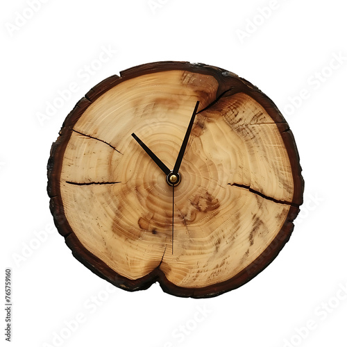 Wall clock PNG transparent background a necessary device for indicating time. photo