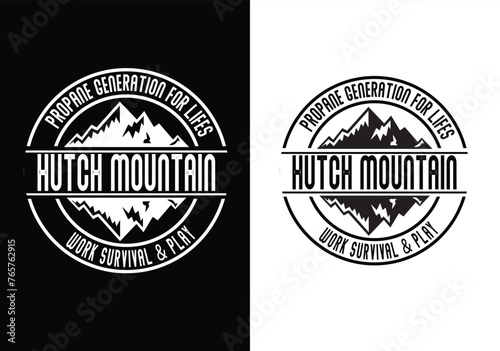Mountain t shirt design