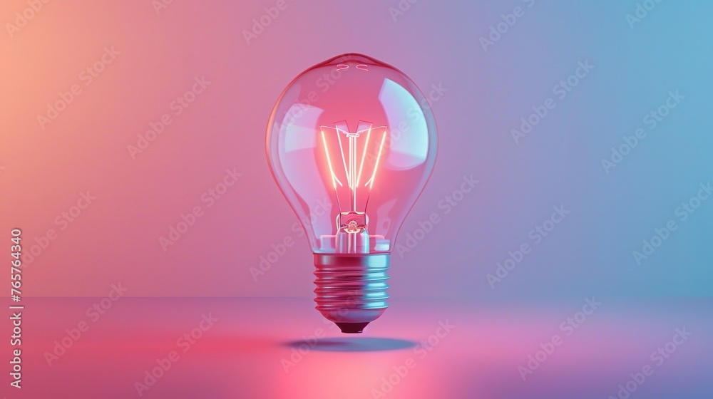 light bulb on pink background light bulb on pink background