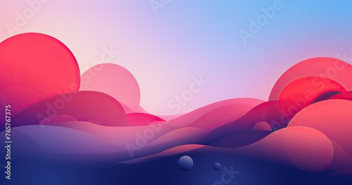 Abstract beautifull background with circles and gradient in the style of vector