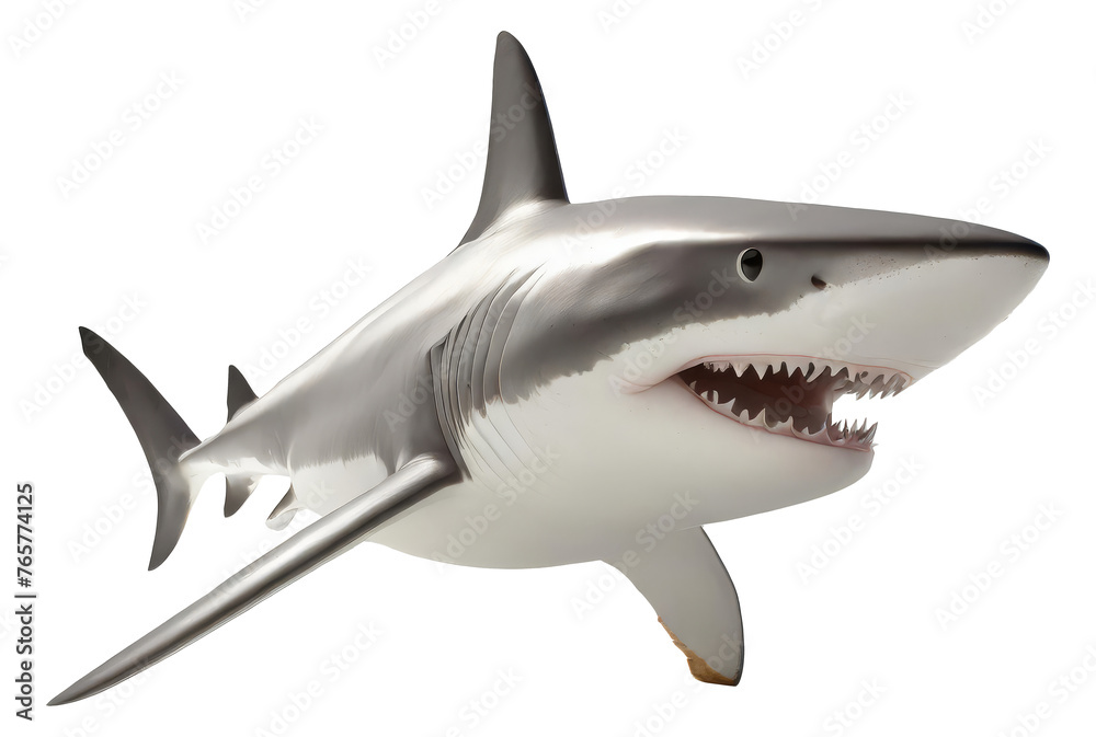 Fototapeta premium Shark Transparent Background 
