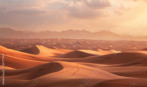 Landscape background about desert