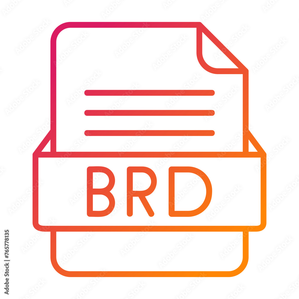 BRD File Format Vector Icon Design BRD File Format Vector Icon Design
