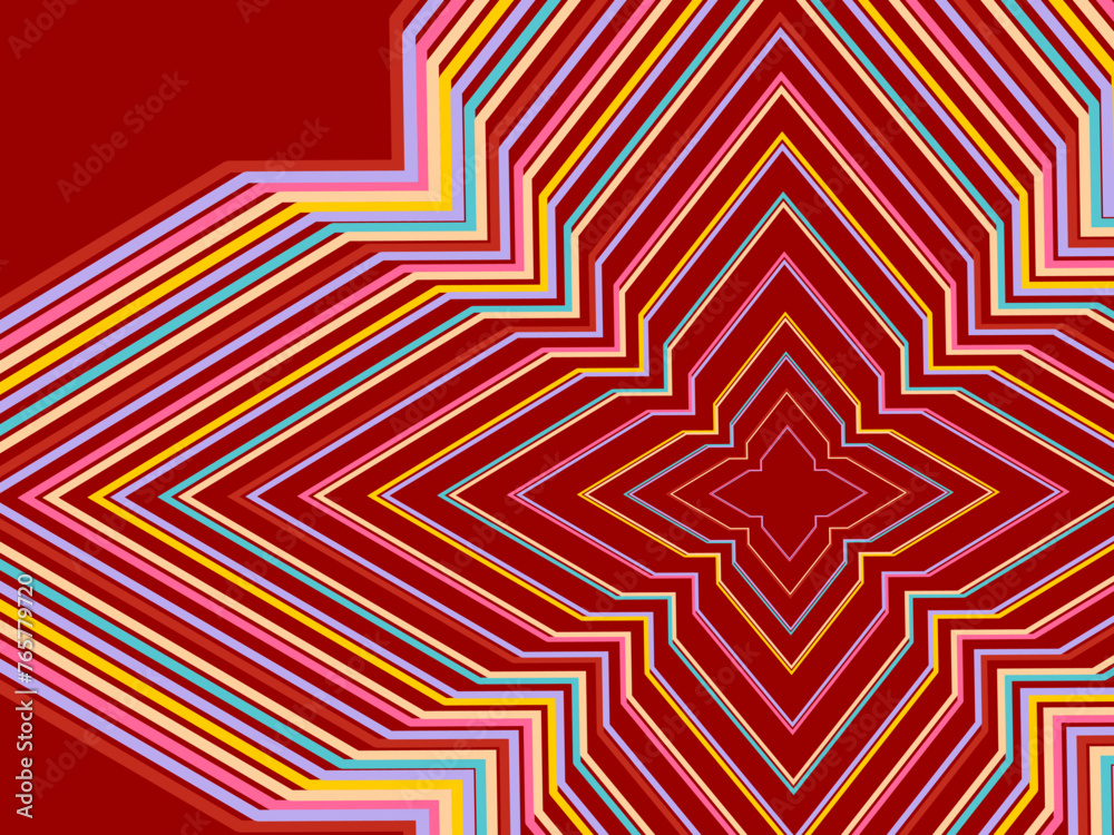 Abstract Background of Colorful Lines. Geometric Digital Art. Modern wallpaper. Abstract Background of Colorful Lines. Geometric Digital Art. Modern wallpaper.