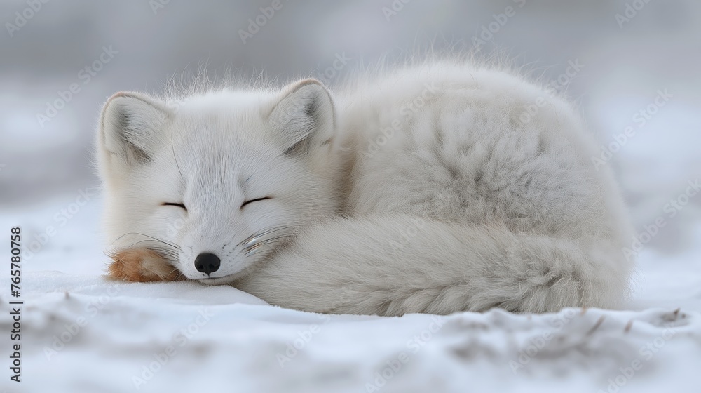 region fox in the snow
