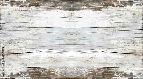 Distressed White Rustic Wood Background