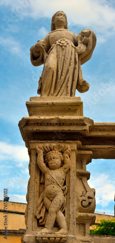 Column of Saint Andrew the Apostle Presicce-Acquarica Lecce Puglia Italy