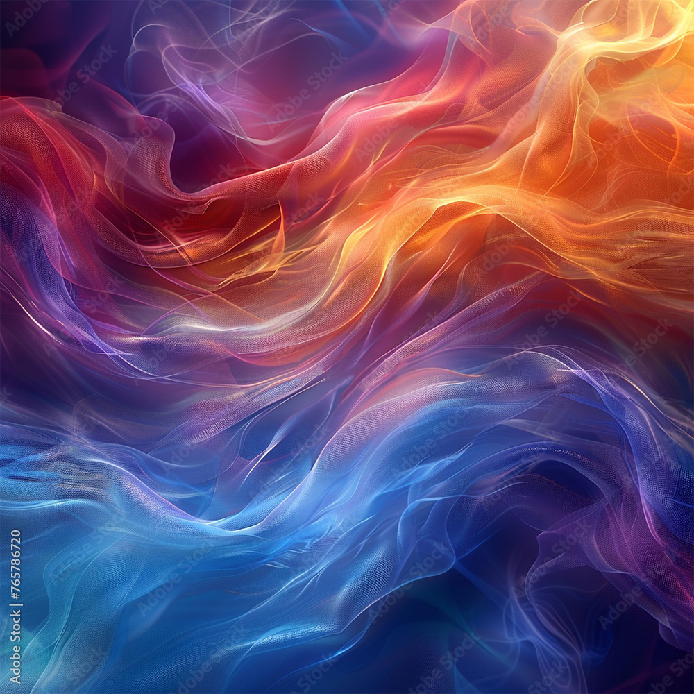 Obraz premium abstract multicolored backgrounds wavy