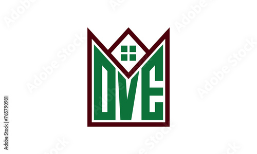 OVE initial letter builders real estate logo design vector. construction, housing, home marker, property, building, apartment, flat, compartment, business, corporate, house rent, rental, commercial