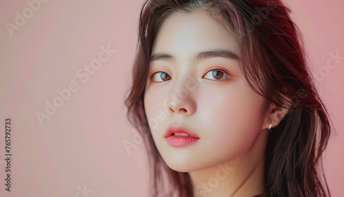 Korean beauty model