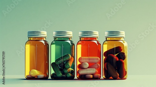 bottles of pills