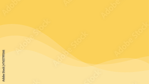 黄色い背景ウェーブ　16：9