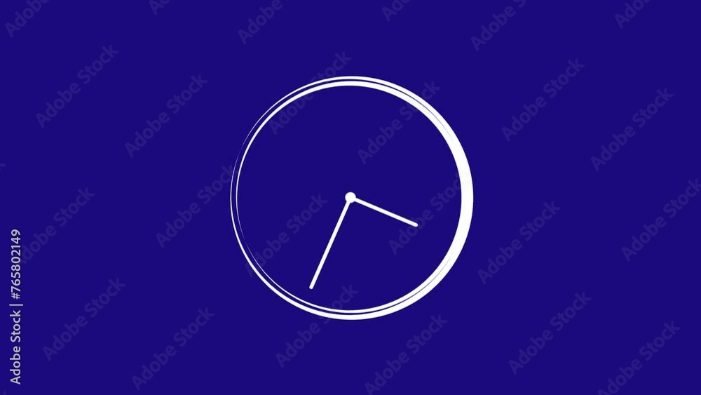 Digital Wall Clock Icon Flat Style Counting Down 24 Hours Day Fast Speed Background Animation Video. Digital Wall Clock Icon Flat Style Counting Down 24 Hours Day Fast Speed Background Animation Video.