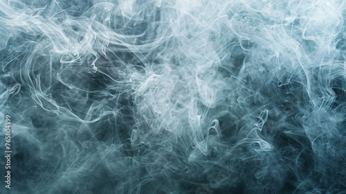 Mystical Smoke Swirling Abstractly in the Air photo