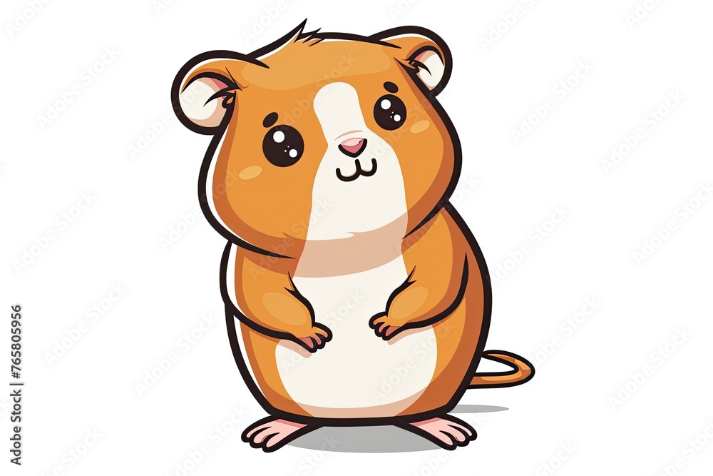 Hamster cartoon animal logo, illustration Hamster cartoon animal logo, illustration