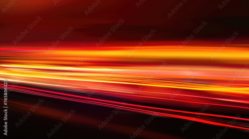 Rush of Twilight: Streaks of Speed. Speed light trails, Colorful glowing swirls.