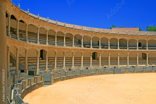 Famous bullfighting arena in Ronda, Spain